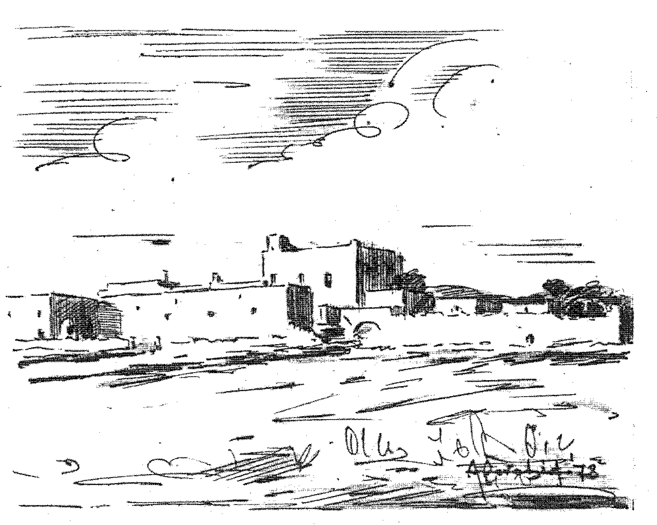 disegno masseria specchiulla