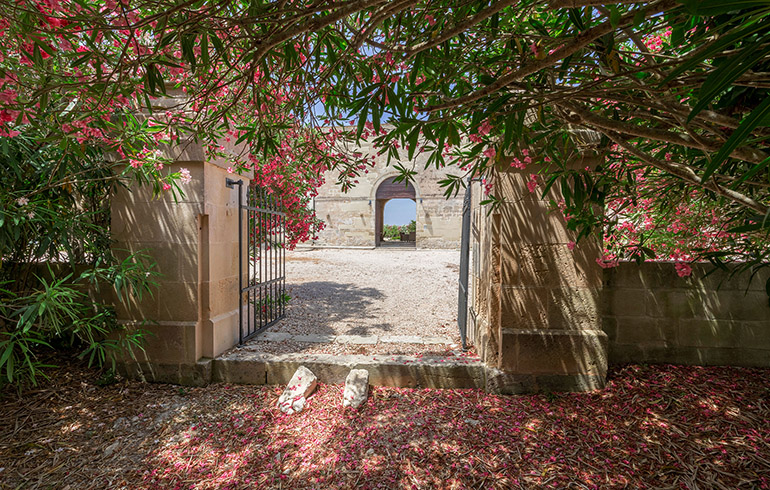 masseria specchiulla cancello principale